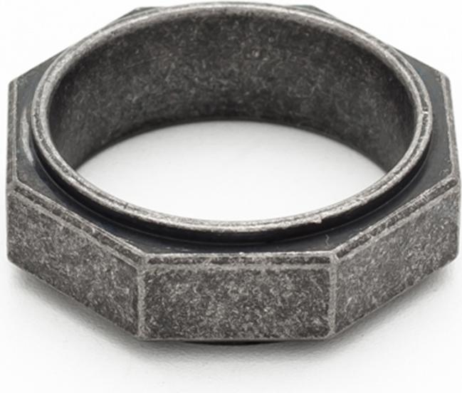 Produktbild Leyda Ring Herren Achtkant (58, Stahl)