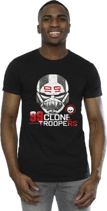 Actual product image Star Wars Mens The Bad Batch 99 Clone Troopers T-Shirt (3XL)