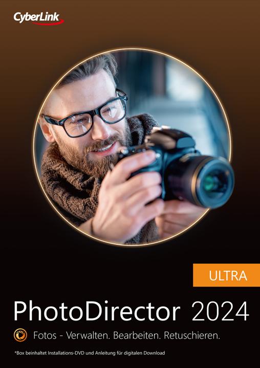 Actual product image CyberLink PhotoDirector 2024 Ultra ESD Download Code (1 User, 1 Devices/Users, unlimited)