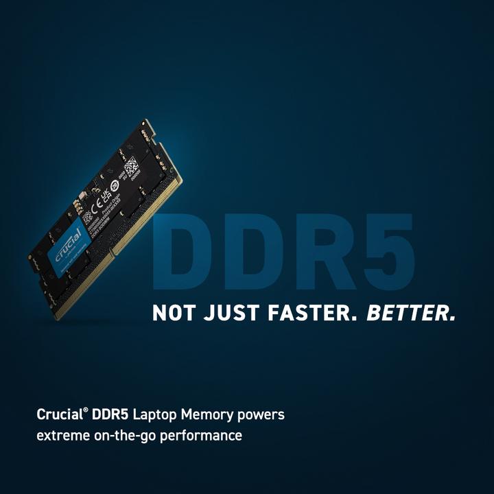 Actual product image Crucial Soram D5 5600 (2 x 48GB, 5600 MHz, DDR5 RAM, SO-DIMM)