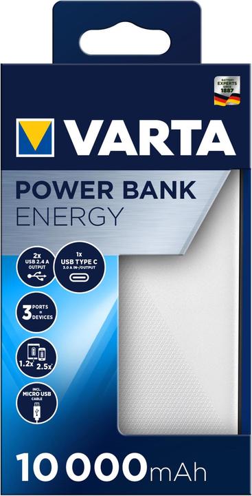 Produktbild Varta Energy (10000 mAh, 15 W, 37 Wh)