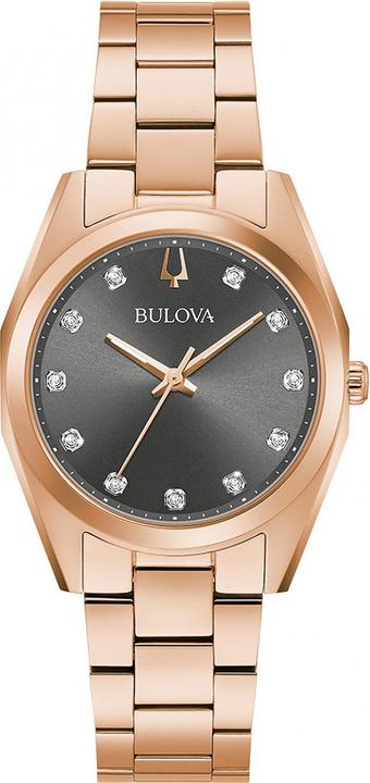Bulova 97P156 Surveyor Diamant Damen 31mm 3ATM (Analoguhr, 31 mm)