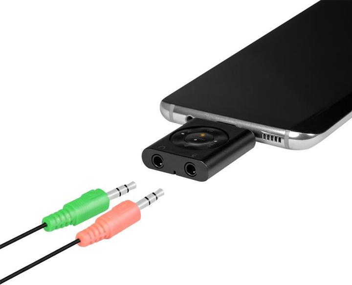 Actual product image LogiLink Audio Adapter 1xUSB-C -> /F, virt.7.1 (USB-C)