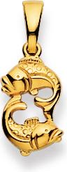 Natsumi Schmuck Anhänger Sternzeichen Fisch Gelbgold 18K/750 (750/18 K Gelbgold)