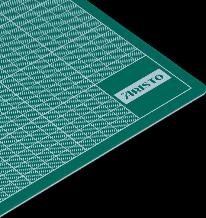Produktbild Aristo Schneidunterlage 21x30 grün sw (21 x 30 cm)