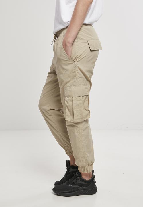 Produktbild Urban Classics Ladies High Waist Crinkle Nylon Cargo Pants (XXL)