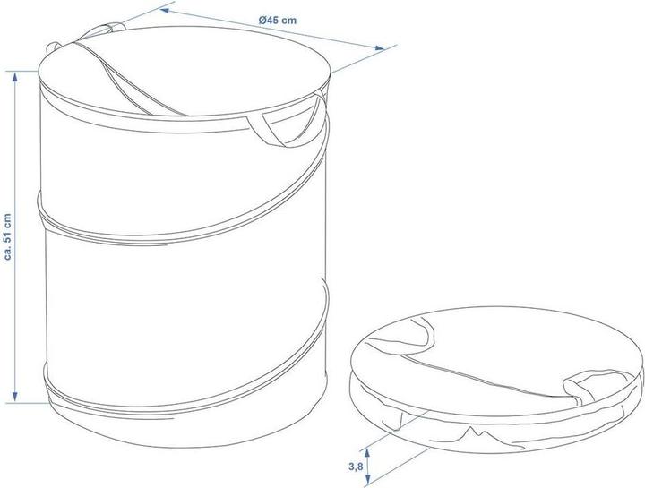 Actual product image ProPlus Foldable laundry basket