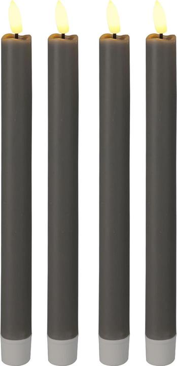 Actual product image H & S Collection LED stick candle, with remote control & timer function, battery-operated, set of 4 (4 x)