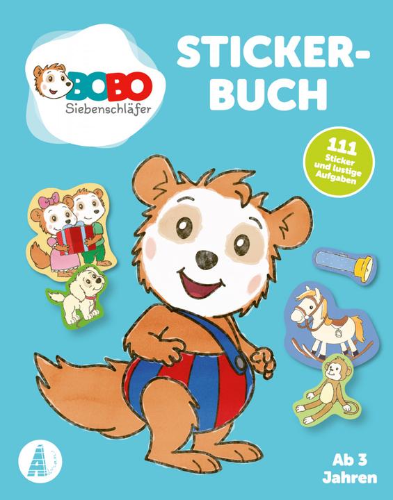 Bobo Siebenschläfer Stickerbuch (Allemand, Animation Jep, 2021)