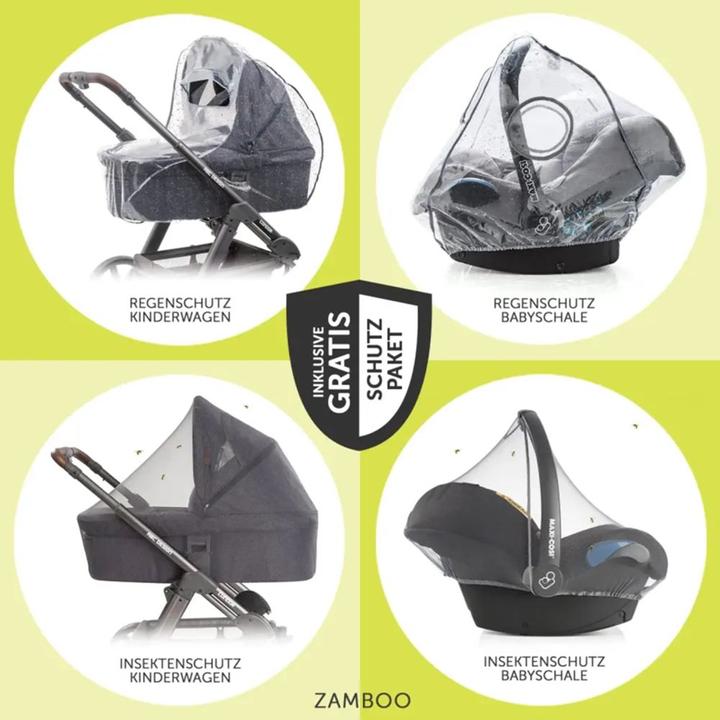 Produktbild Hauck Kinderwagen 3 in 1 4in1 Kinderwagen-Set Vision X Trio Set - inkl. i-Size