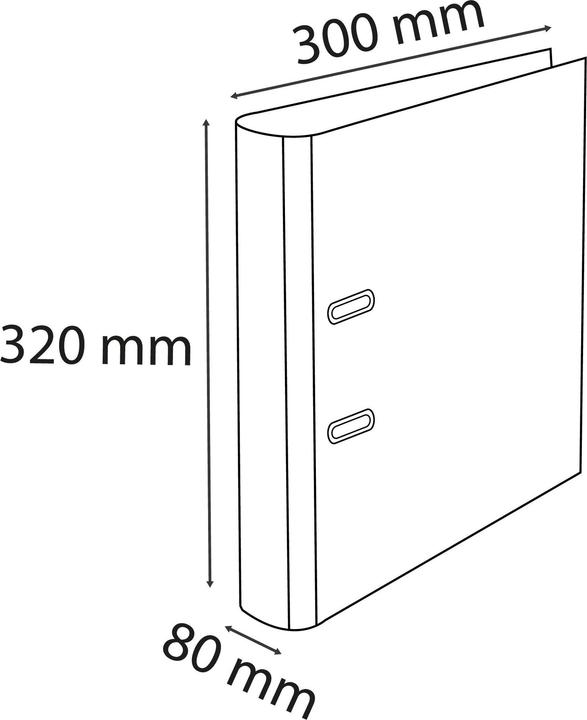 Image du produit Exacompta Ordner (A4, 80 mm, 1 pièce(s))