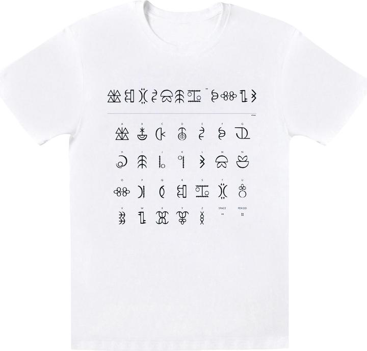 Immagine prodotto Disney Artemis Fowl Gnommish Alphabet Maglietta Ragazzi (104)