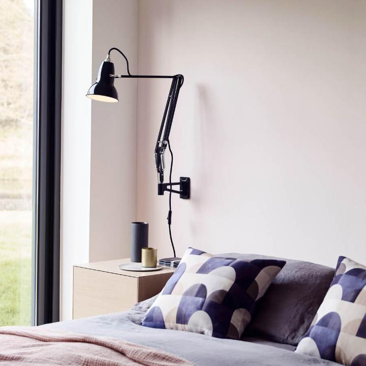 Actual product image Anglepoise Original 1227 wall light with Jet Black fitting (E27)
