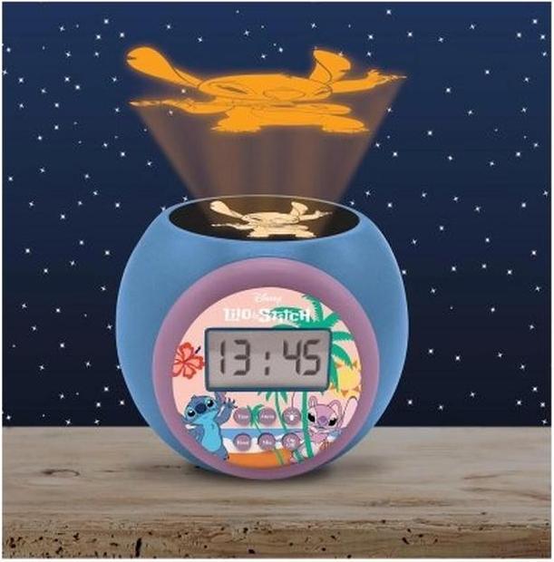 Image du produit Lexibook Horloge d'alarme du projecteur Stitch