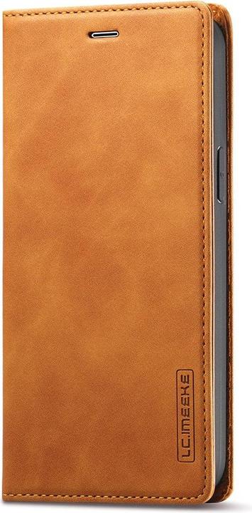 Produktbild Cover-Discount iPhone 13 Pro - Stand Flip Case Hülle braun (Apple iPhone 13 Pro)