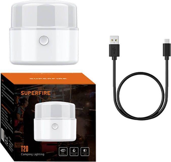 Immagine prodotto Superfire Lampada kempingowa SupFire T20, USB, 200lm, 1200mAh