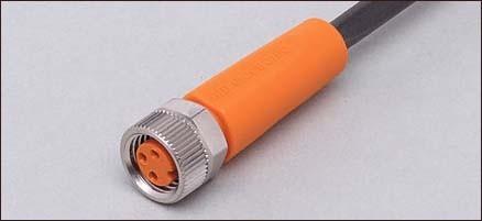 Image du produit IFM électronique Prise de câble coudée EVC145 M8, 3p Câble capteur-actionneur assemblé 4021179249638