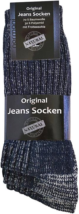 Produktbild Normani 6 Paar Jeanssocken mit Frotteesohle (6er Pack, 47 - 50)