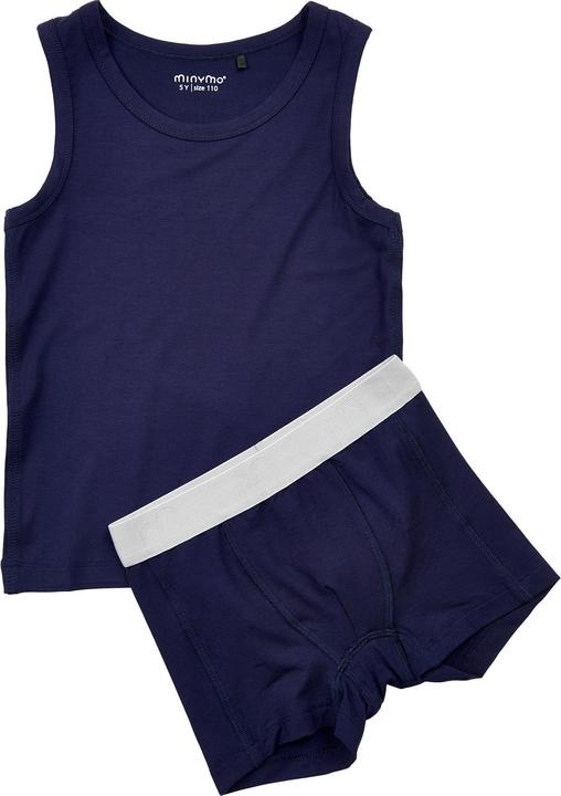 Produktbild Minymo Unterwäsche-Set Boy Dark Navy Gr. 104 (104)