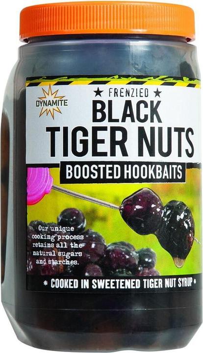 Produktbild Dynamite Baits Boosted Hookbaits Tiger Nuts Black – 500ml
