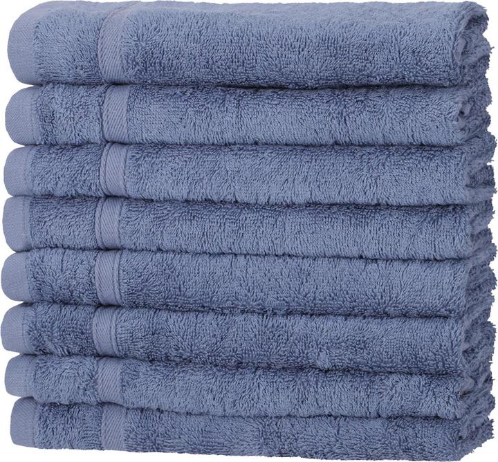 Image du produit Casativo Lot de 8 serviettes invitées, 50% bambou & 50% coton (50 x 30 cm)