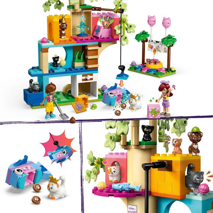 Image du produit LEGO Katzengeburtstagsparty & Baumhaus (42666, LEGO Friends)