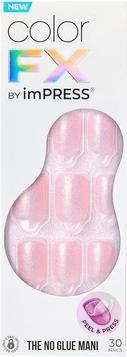 Actual product image KISS Glue-on nails ImPRESS Colour FX - Pop Star 30 pcs (Light Pink)