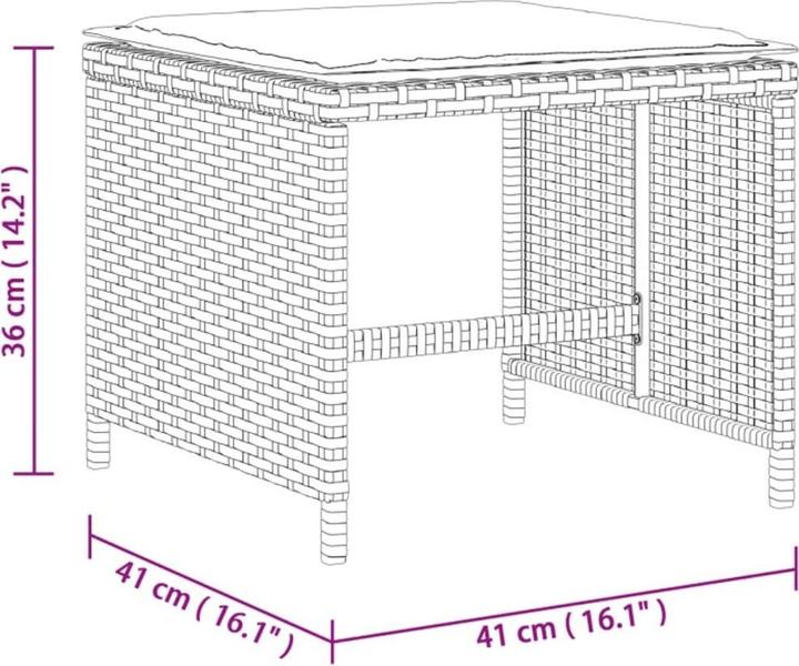 Actual product image VidaXL Tamara (106 cm)