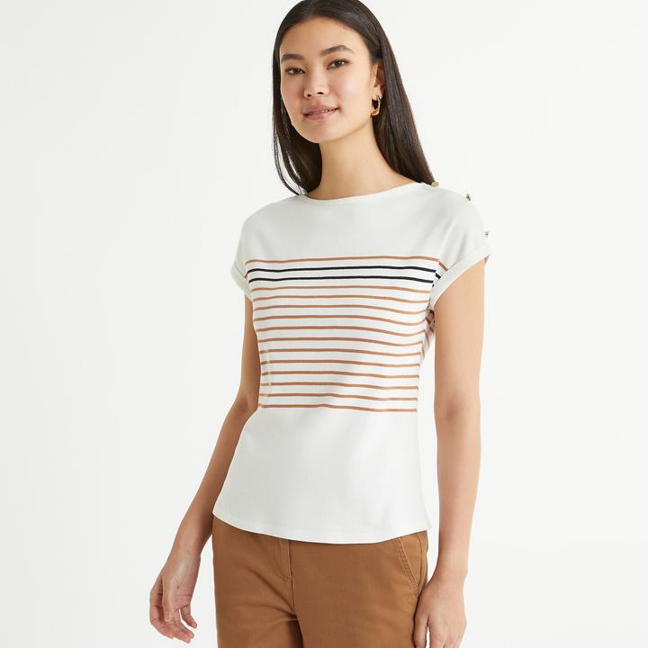 Anne Weyburn Gestreiftes T-Shirt