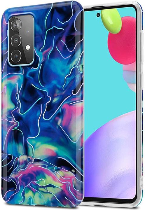 Actual product image Cadorabo IMD TPU Colorful Marble Cover (Samsung Galaxy A52, Samsung Galaxy A52 5G, Samsung Galaxy A52s 5G)