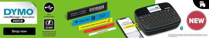 Immagine prodotto Dymo LabelManager 640CB 6/9/12/19/24mm nastri D1 Qwertz