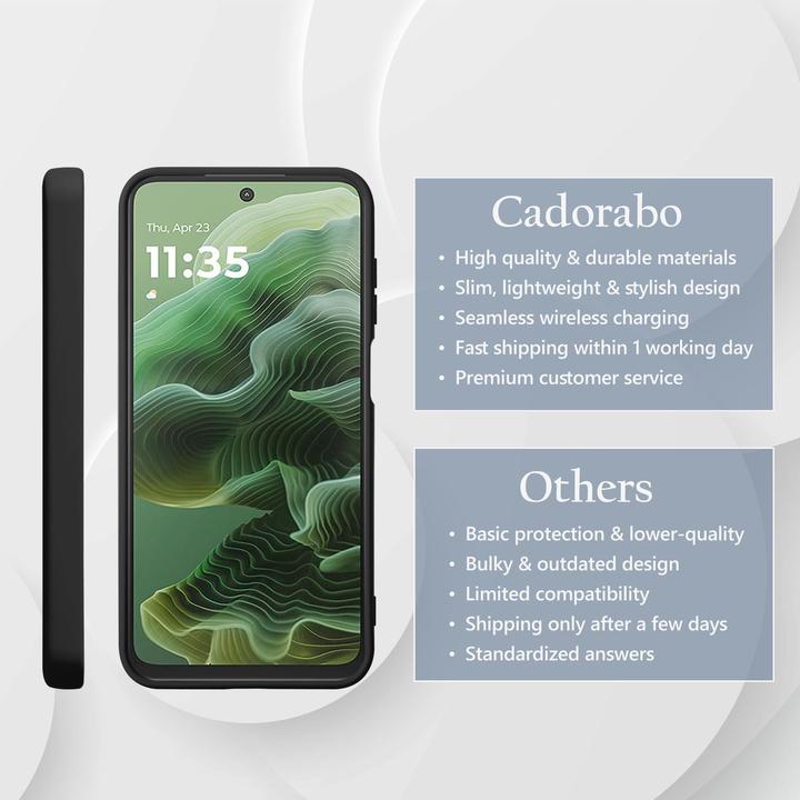 Immagine prodotto Cadorabo Custodia per Motorola Moto G35 TPU Liquid Silicone Case (Motorola Moto G35)