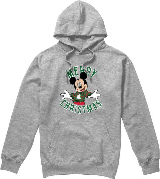 Actual product image Disney Mens Mickey Mouse Christmas Sweater Hoodie (XL)