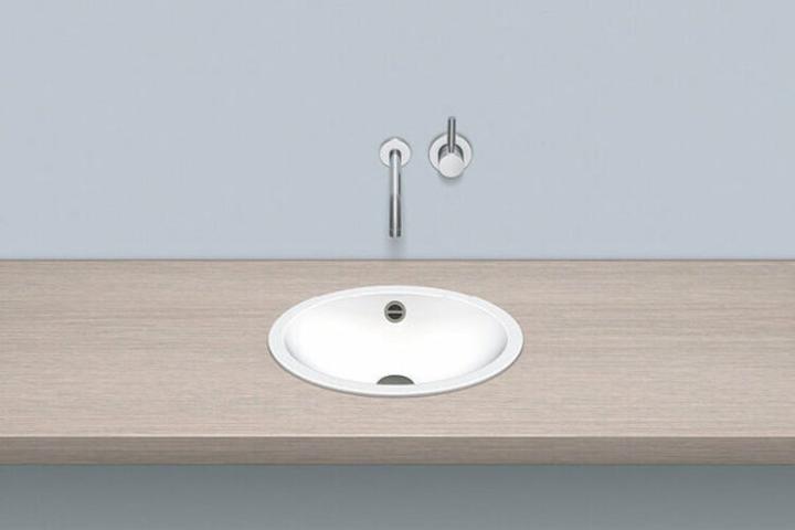 Immagine prodotto Alape EB 0425 inbouwwastafel 42,5x32,5cm geglazuurd staal zonder kraangat wit (325 mm, 425 mm)