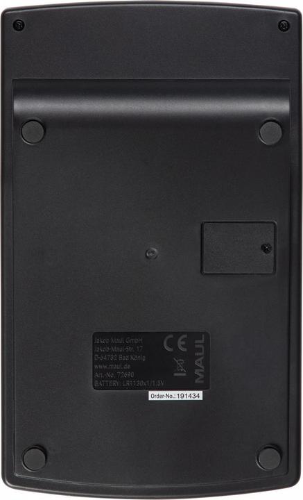 Actual product image Maul Calculator MTL600 Black (Solar cells)