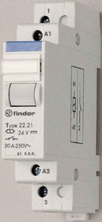 Actual product image Finder Installation relay 1S 20A 24VDC 22.21.9.024.4000