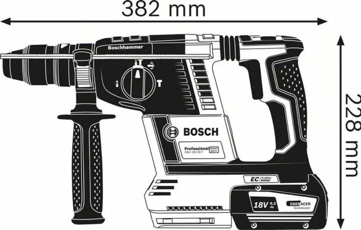 Immagine prodotto Bosch Professional GBH 18V-26 F (Batteria ricaricabile)