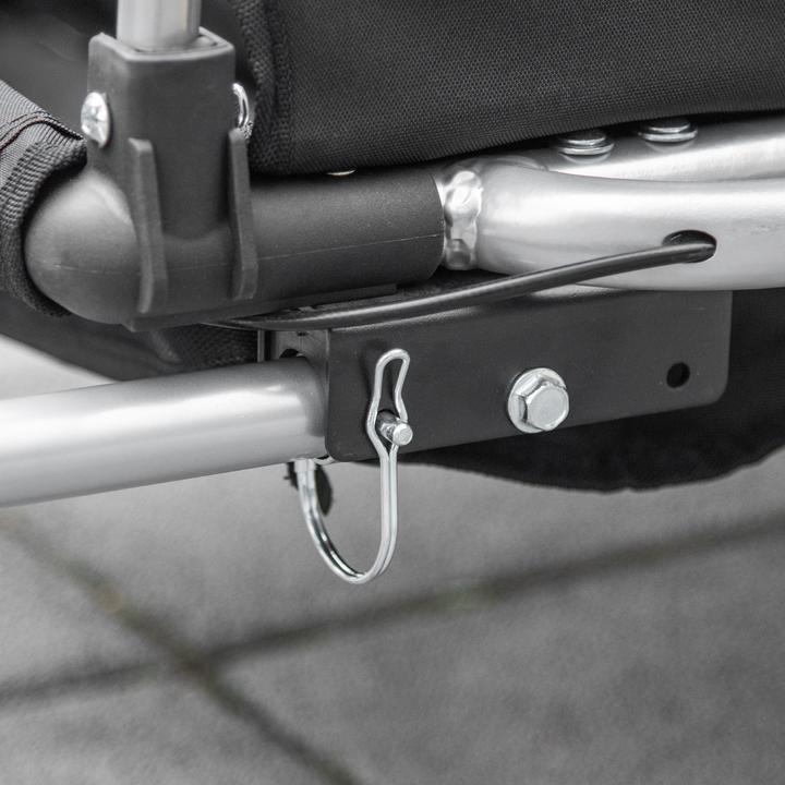 Image du produit Homcom Remorque de vélo pour enfants avec sac de rangement