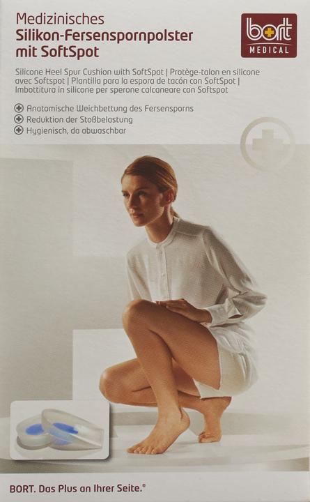 Actual product image Bort Medical Silicone heel spur pad S-38 SoftSpot (Foot deodorant & powder, 318.50 ml)