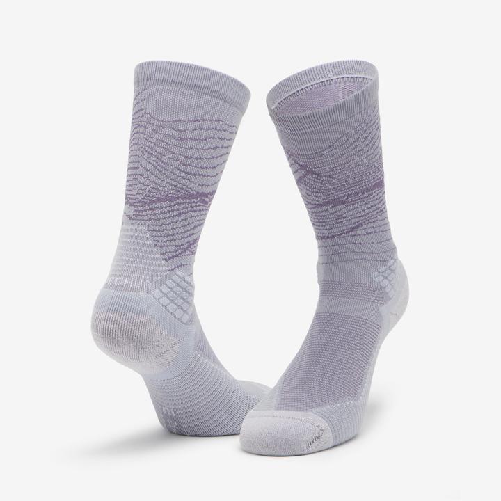 Produktbild Quechua Wandersocken hoch 2 Paar - Hike 500 grau/orange (39, 42)