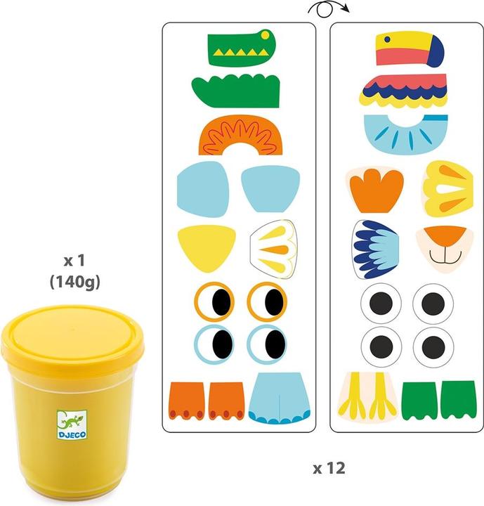 Produktbild Djeco Meine Spielknete Tiere