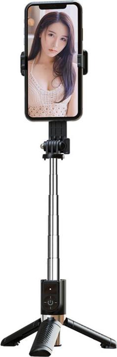 Image du produit xO selfie stick trépied Bluetooth SS10 noir 80cm