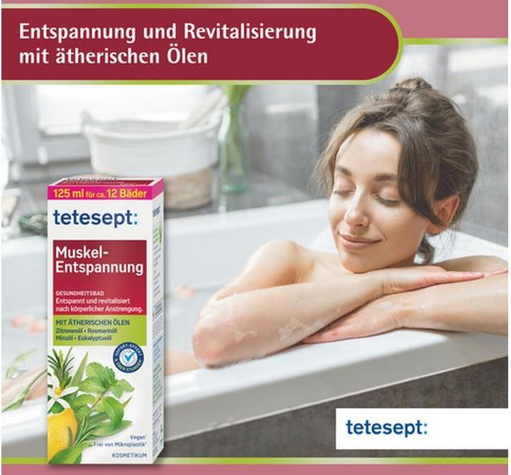 Image du produit Tetesept Bath Muscle relaxation 125 ml (125 ml, Huile de bain)