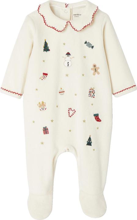 Immagine prodotto Vertbaudet Baby Samt-Strampler mit Weihnachts-Stickereien Oeko-Tex (50)