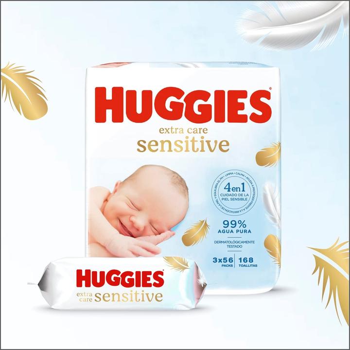 Immagine prodotto Huggies Pura cura extra (168 Pezzo/i)