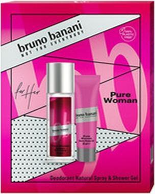 Immagine prodotto Bruno Banani Set regalo Pure Woman - Deodorante 75 Ml e Gel doccia 50 Ml