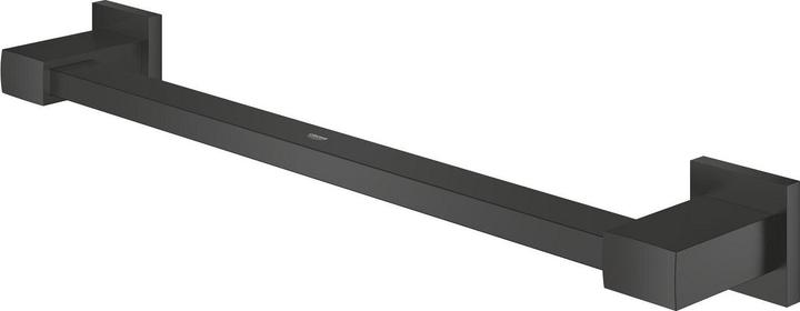 Grohe Poignée de baignoire Start Cube QuickFix, longueur 504mm (450mm), à coller ou à percer, noir mat