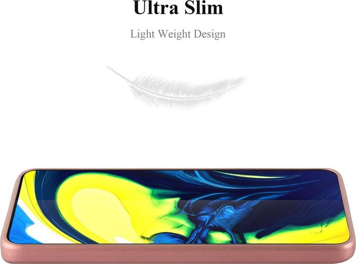 Productafbeelding Cadorabo TPU Matte Metallic hoes (Samsung Galaxy A80)