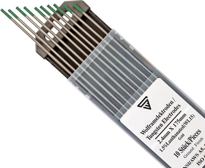 Produktbild Stahlwerk Wolframelektroden / Schweisselektroden WP Grün 2,4 mm x 175 mm 10er Set