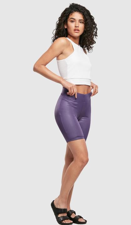 Actual product image Urban Classics Ladies Imitation Leather Cycle Shorts (XS)